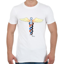 PRINTFASHION Kundalíni - Férfi póló - Fehér férfi póló