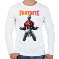 PRINTFASHION Kuro homura Fortnite - Férfi hosszú ujjú póló - Fehér férfi póló