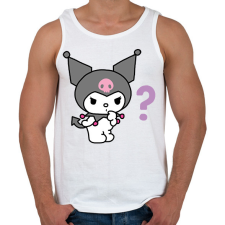PRINTFASHION Kuromi Sanrio - Férfi atléta - Fehér atléta, trikó