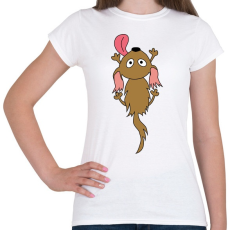 PRINTFASHION Kuty, a legjobb barát - Női póló - Fehér