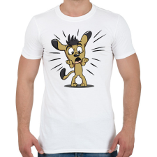 PRINTFASHION Kutya  - Férfi póló - Fehér férfi póló