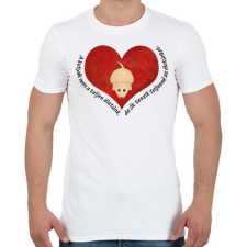 PRINTFASHION Kutya - Férfi póló - Fehér férfi póló