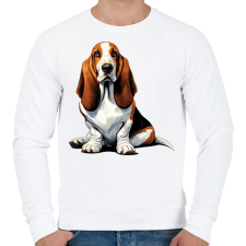 PRINTFASHION Kutya - Férfi pulóver - Fehér férfi pulóver, kardigán