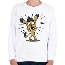 PRINTFASHION Kutya  - Gyerek pulóver - Fehér gyerek pulóver, kardigán