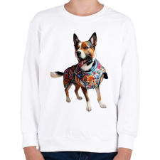 PRINTFASHION kutya - Gyerek pulóver - Fehér gyerek pulóver, kardigán