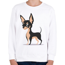 PRINTFASHION Kutya  - Gyerek pulóver - Fehér
