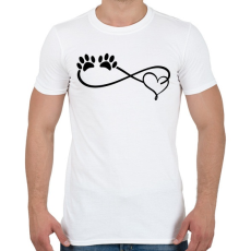 PRINTFASHION Kutya imádat - Férfi póló - Fehér