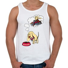 PRINTFASHION Kutya - Killer - Férfi atléta - Fehér atléta, trikó