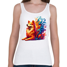 PRINTFASHION Kutya - Női atléta - Fehér