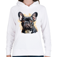PRINTFASHION Kutya  - Női kapucnis pulóver - Fehér