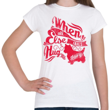 PRINTFASHION Kutya - Női póló - Fehér női póló