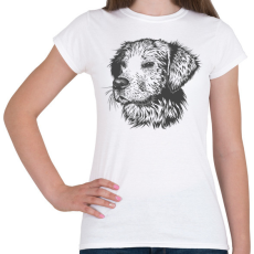 PRINTFASHION Kutya  - Női póló - Fehér