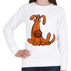 PRINTFASHION kutya - Női pulóver - Fehér