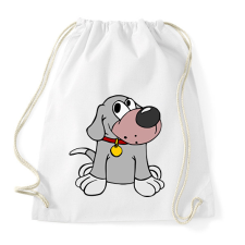 PRINTFASHION Kutya - Sportzsák, Tornazsák - Fehér tornazsák