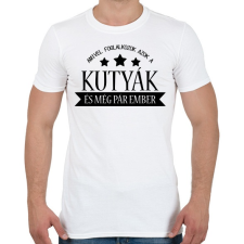 PRINTFASHION Kutyákkal foglalkozok - Férfi póló - Fehér férfi póló