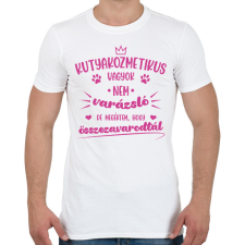 PRINTFASHION Kutyakozmetikus vagyok - Férfi póló - Fehér férfi póló