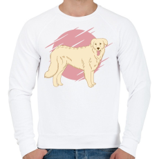PRINTFASHION Kuvasz - Férfi pulóver - Fehér