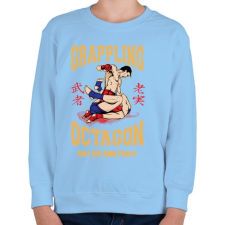 PRINTFASHION Küzdelem - Gyerek pulóver - Világoskék gyerek pulóver, kardigán