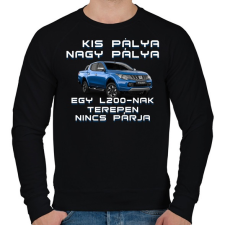 PRINTFASHION L200-nak nincs párja! - Férfi pulóver - Fekete férfi pulóver, kardigán