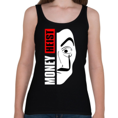 PRINTFASHION La Casa de Papel - A nagy pénzrablás - Money Heist - Női atléta - Fekete