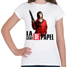 PRINTFASHION La casa de papel art - Női póló - Fehér női póló