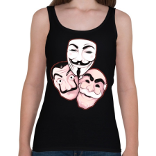 PRINTFASHION La casa de papel és barátai - Női atléta - Fekete női trikó