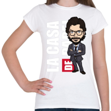 PRINTFASHION La casa de papel N4 - Női póló - Fehér női póló