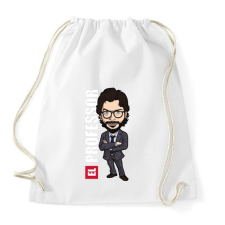 PRINTFASHION La casa de papel N5 - Sportzsák, Tornazsák - Fehér tornazsák