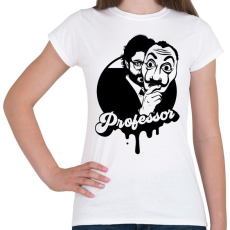 PRINTFASHION La Casa de papel - professor - art - Női póló - Fehér