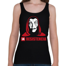 PRINTFASHION La casa de papel - resistencia - Női atléta - Fekete