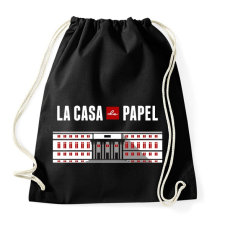 PRINTFASHION La casa de papel  - Sportzsák, Tornazsák - Fekete tornazsák