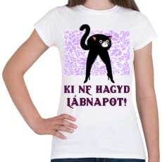 PRINTFASHION LÁBNAP - Női póló - Fehér