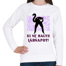 PRINTFASHION LÁBNAP - Női pulóver - Fehér női pulóver, kardigán