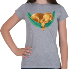 PRINTFASHION Labrador - Női póló - Sport szürke