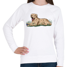 PRINTFASHION Labrador - Női pulóver - Fehér