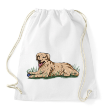PRINTFASHION Labrador - Sportzsák, Tornazsák - Fehér tornazsák
