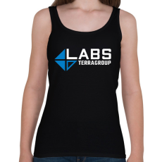 PRINTFASHION Labs - TerraGroup  - Női atléta - Fekete