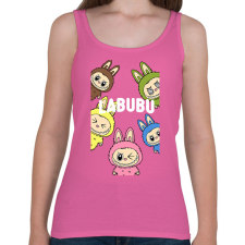 PRINTFASHION Labubu - Női atléta - Rózsaszín női trikó