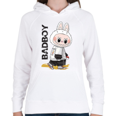 PRINTFASHION labubu-seeklogo - Női kapucnis pulóver - Fehér