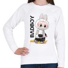 PRINTFASHION labubu-seeklogo - Női pulóver - Fehér női pulóver, kardigán