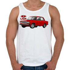 PRINTFASHION Lada 1500 - Férfi atléta - Fehér