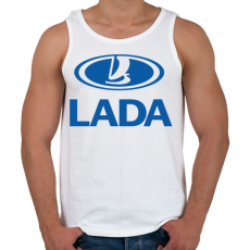 PRINTFASHION Lada - Férfi atléta - Fehér