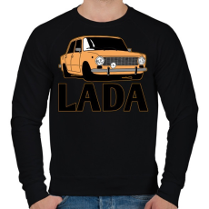 PRINTFASHION Lada - Férfi pulóver - Fekete