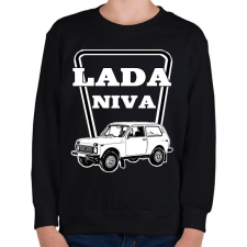 PRINTFASHION lada niva - Gyerek pulóver - Fekete gyerek pulóver, kardigán