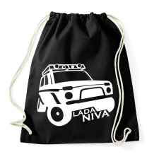 PRINTFASHION Lada Niva - Sportzsák, Tornazsák - Fekete tornazsák