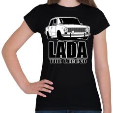 PRINTFASHION lada - Női póló - Fekete