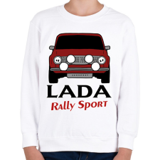 PRINTFASHION Lada rally - Gyerek pulóver - Fehér gyerek pulóver, kardigán