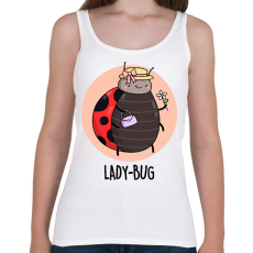 PRINTFASHION Lady-Bug - Női atléta - Fehér