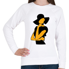 PRINTFASHION Lady - Női pulóver - Fehér női pulóver, kardigán