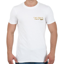 PRINTFASHION Lager (version 2) - Férfi póló - Fehér férfi póló